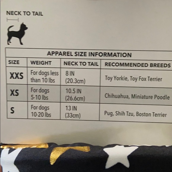 Vibrant life Dog 🐶 Bomber black star jacket ⭐️ - Picture 8 of 8